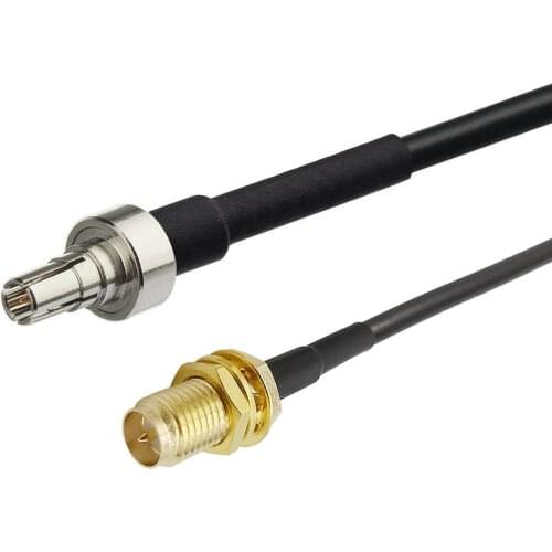 CRC9 Male To RP-SMA Female RG174 RF Jump Cable For 3G 4G Huawei Modem 18CM