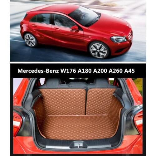 For Mercedes Benz A Class W176 A45 A180 A200 A260 2013-2018 High Grade Full Rear Trunk Cargo Mat Tray Liner Protector Foot Pad
