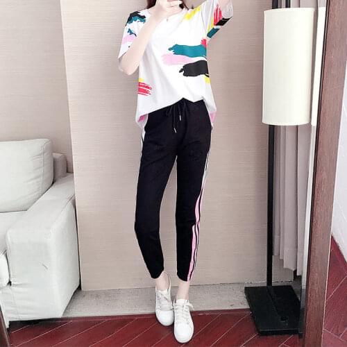Summer New Sports Suit Women Fashion Loose Foreign Casual Streetwear Women Club Outfits Short Sets