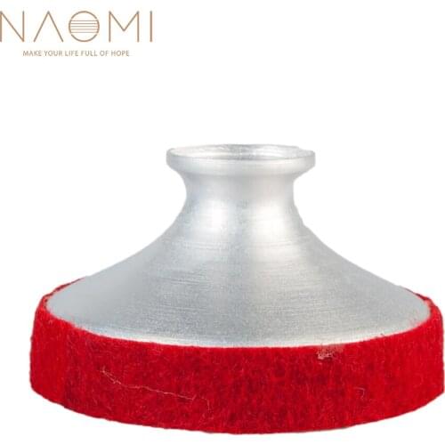 NAOMI Tenor Saxophone Mute Light-weight Aluminum Saxophone Mute Red Silencer For Tenor Saxophone Woodwind Parts Accessories