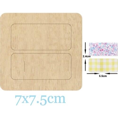 Rounded Edge Rectangle Hairpin Wood Cutting Dies&Wooden Dies Suitable for Common Die Cutting Machines on the Market 2020 New