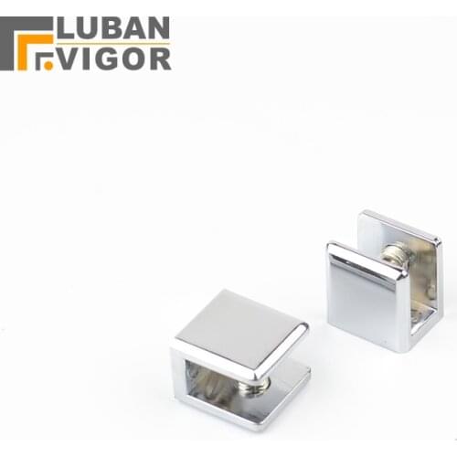 High-grade gloss alloy glass clip/clamp, shelf clip,glass laminates Shelf support ,glass thickness: 8-10MM Bathroom Hardware