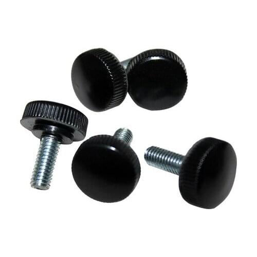 10pcs M4 bakelite grip hand screws bolts plastic handwheel knob handle arm screw adjust bolt 13mm head diameter 6mm-35mm long