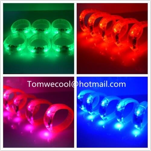 2015 new style free shipping 50pcs/lot led bracelet light up bracelet flashing glow bracelet for Christmas Halloween Party