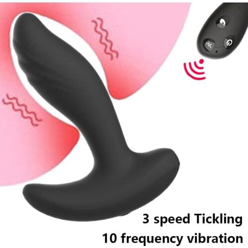 2021 Tickling Prostate Massager Gay Toys 10 Mode Vibration Anal Plug Butt plug G-Spot Stimulate Vibrator Sex Toys For Men Women