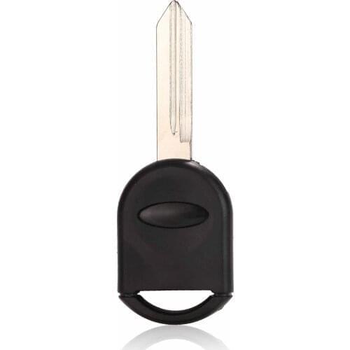 Bilchave 10pcs Transponder Key Shell No Chip For Ford Lincoln Mercury With Uncut Blade Key Case Replacement (Can Install Chip)