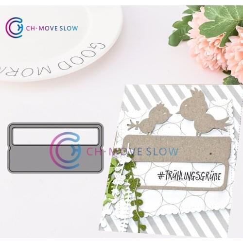 CH 2019 New Arrival Rectangle Metal Cutting Dies Stencils For Scrapbooking Photo Album Decoration Embossing Paper Card Craft