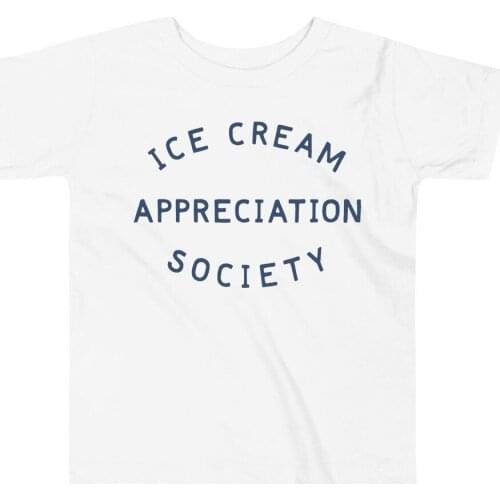 Ice Cream Appreciation Society Kids T-Shirt Kids Funny Slogan T Shirt Toddler Clothes Girls Boys Tshirt Summer Childrens Tee