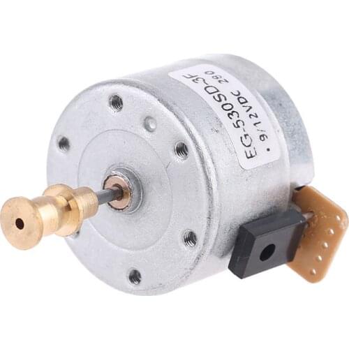 EG530SD-3F DC5-12V 3-Speed 33/45/78 RPM Metal Turntables Motor for Record Player