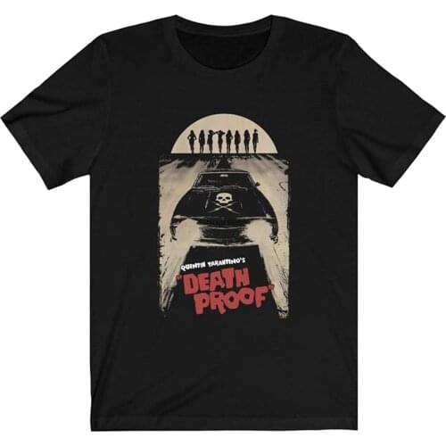Mod.4 Death Proof Stuntman Mike Car Skull Quentin Tarantino Retro Vintage Movie Driving School Camiseta T-Shirt