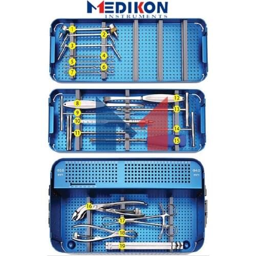 New German Small Fragment surgery instruments set Trauma Plate bone holding forceps drill guide orthopedic retractors scissors