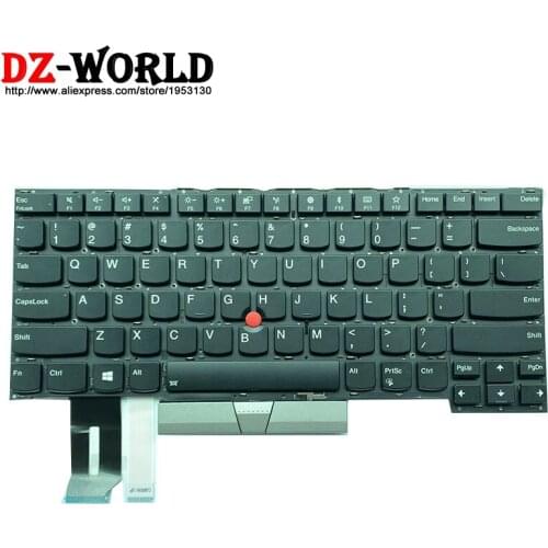 New Original Silver US English Backlit Keyboard For Lenovo Thinkpad T490s T495s Backlight Teclado SN20S33944 02HM352 02HM388