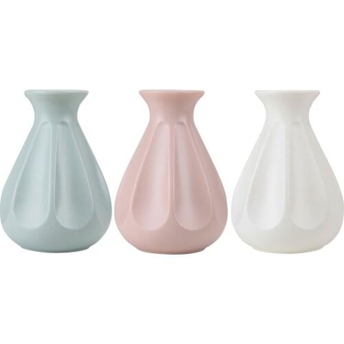 Nordic Plastic Vase Wet Dry Flower Flower Pot for Home Decoration Modern Vase strong and durable Smooth surface Easy to Clean