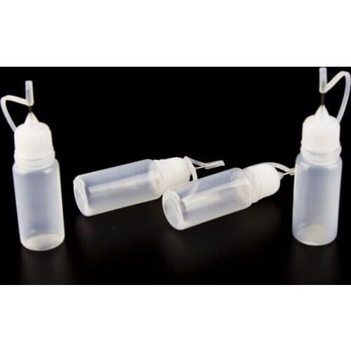 5000pcs/lot Essential Oil 10ml Plastic Dropper Bottles Liquid Neddle Drop Bottle With Screw Cap And Needle Tip Mini Bottle