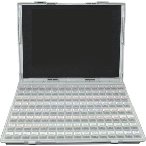 27.9x21.5x4.2cm SMT Resistor Capacitor Electronics Storage Box Component Sample box Organizers Storage box 128 Grid Components