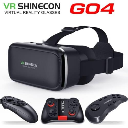 Original VR Shinecon SC-G04 Standard Edition and 3D VR Game Virtual Reality VR Glasses Helmets Optional Controller
