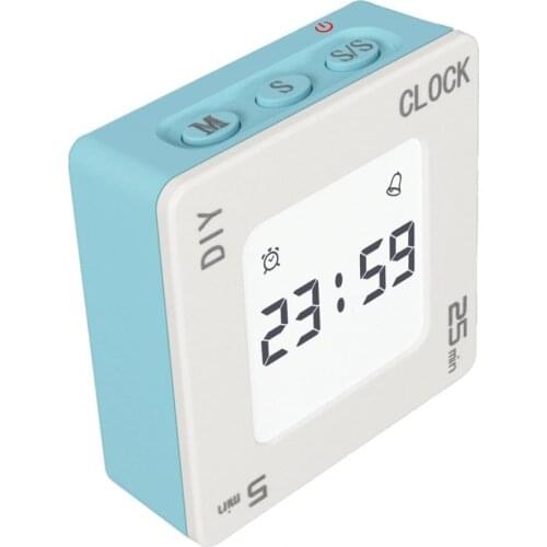 Timer Count Down Battery Needed Small Size Quartet Snooze Multi-Purpose Alarm Clock Time Reminder Great Digital Kitchen Cooking