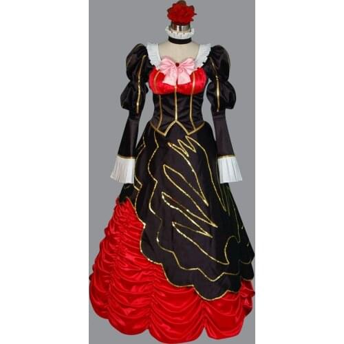 Umineko No Naku Koro Ni Beatrice Cosplay Costumes Sexy Black Formal Dress Full Set Adult Unisex Role Play Clothing Custom-Make