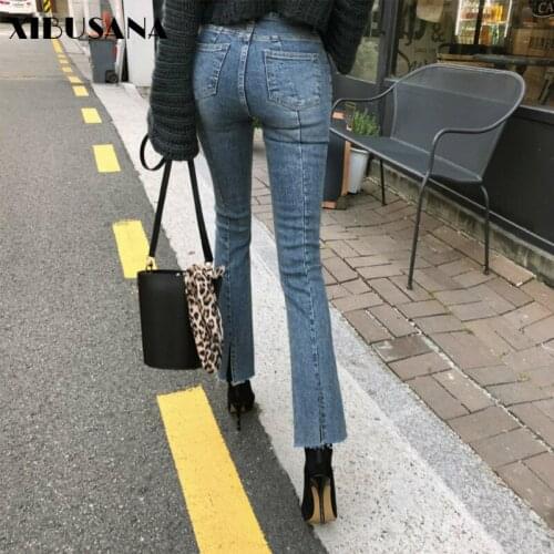 Женские джинсы клеш XIBUSANA China At AliExpress