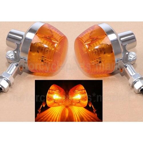 Motorcycle Amber Turn Signal Blinker light Indicator Universal for For Harley Honda Yamaha Suzuki Kawasaki 10mm Bolt