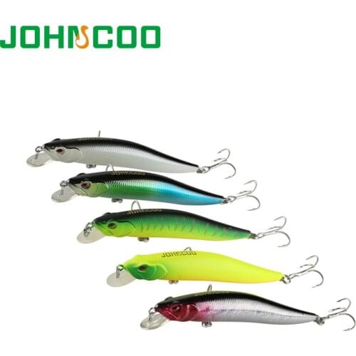 Hard Fishing Lure Floating Minnow Bait 100mm 11.3g Wobbler 3D Eyes Artificial Bait Bass Pike Lures with Quality Hooks