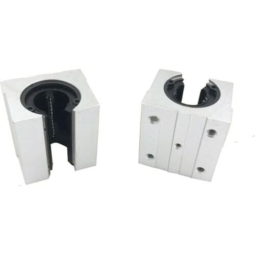 1/4 Pieces SBR10UU SBR12UU SBR16UU SBR20UU SBR25UU Open Box Linear Slider Bearing Block CNC Router SBR Linear Guide Rail