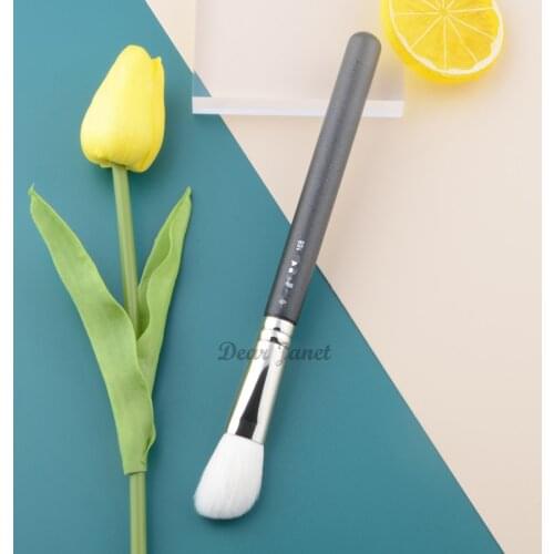 1pc Beveled Blush makeup brushes White goat hair contour sculpting make up brush cosmetic tool professional M168