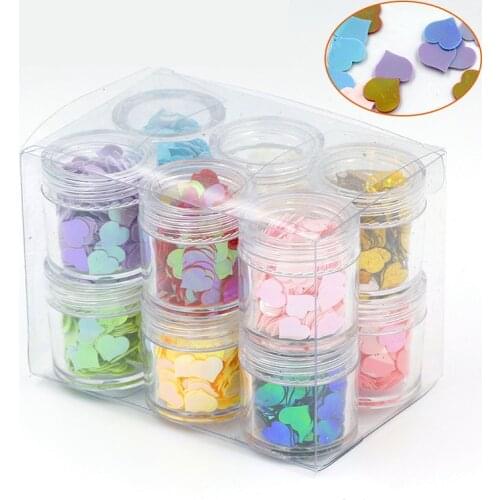 6 Boxes Pearl Glitter Sequin Resin Epoxy Decoration Material for Resin Mold Diy Jewelry Making