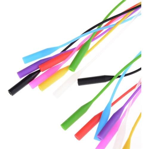 9 colours High Elastic Anti Slip Silicone Sunglasses Glasses cords Eyeglasses chain cord holder String Rope