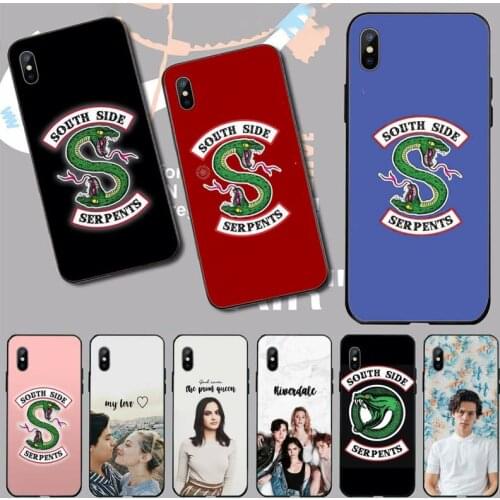 American TV Riverdale Southside Serpent Phone Case for iPhone 11 12 pro XS MAX 8 7 6 6S Plus X 5S SE 2020 mini