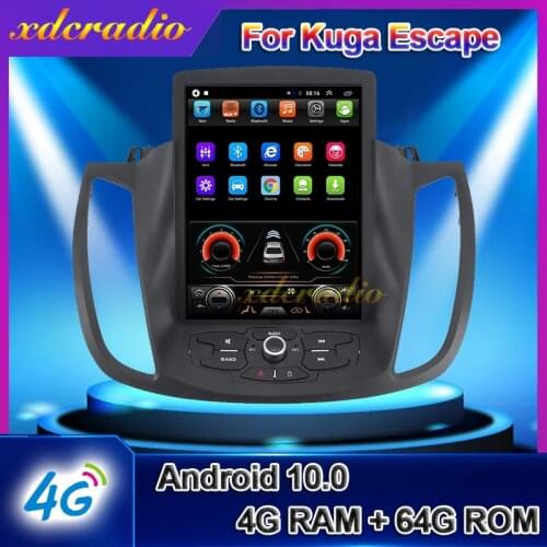 Xdcradio 10.4" Android 10.0 For Ford Kuga Escape Car Radio Automotivo Car DVD Multimedia Player Auto GPS Navigation 4G 2013-2015