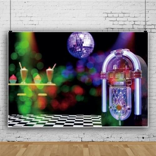 Bar Night Spot Light Cocktail Portrait Photography Backdrop Decor Friends Gathering Photo Background Studio Photocall Props