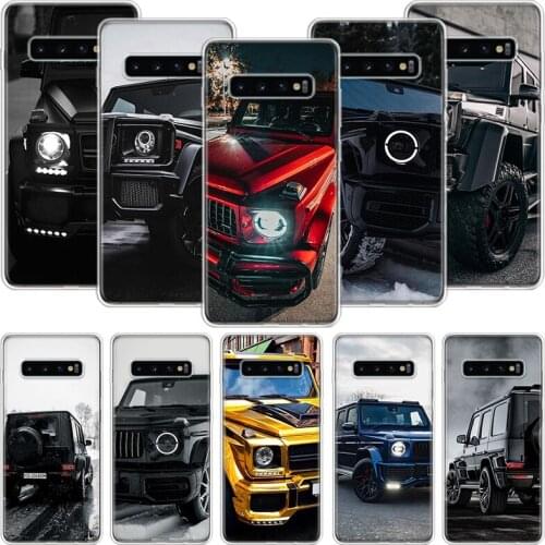 Black Sport Cars Male Men G63 Phone Case For Samsung Galaxy S10 S20 S21 S9 S8 S7 Note 10 20 9 8 FE J4 J6 Ultra Plus Lite Pro + E