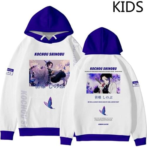 2 To 14 Years Old Kids Hoodies Demon Slayer Hoodie Anime Sweatshirt Men/Women/Students Pullover 3D Print Casual hoodie Oversize