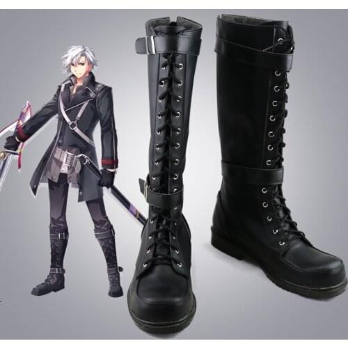 Game Eiyuu Densetsu: Sen No Kiseki Cosplay Shoes Boots Rean Schwarzer Cosplay Shoes Halloween Party Daily Leisure Shoes
