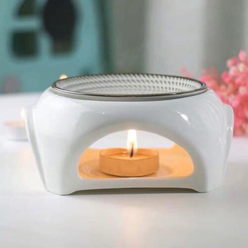 Northern Europe Ceramic Essential Oil Burner Aromatherapy Burners Household Candle Holder Oils Lamp Censer Home Decor SAP