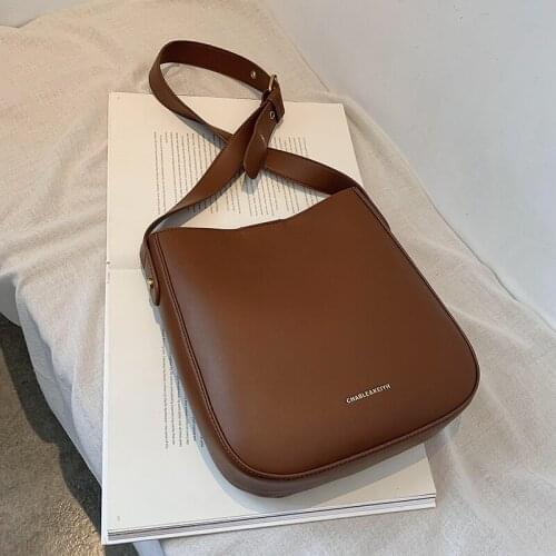 HOT Unique Design Texture Handbags 2021 New Fashion All-match Shoulder Bag Messenger Bag Bucket Bag Underarm Bag Width: 27.5cm