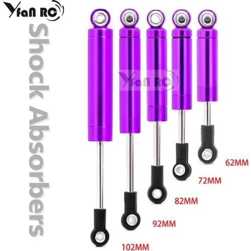 Metal Shock Absorber With Inner Spring Universal For 1/10 RC Car TRX4 90046 SCX10 D90 Tamiy a CC01 Off Road On Road Racing