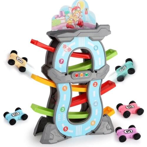 Racing track model racing educational toys childrens track car adventure games brain games mechanical interactive kart toys