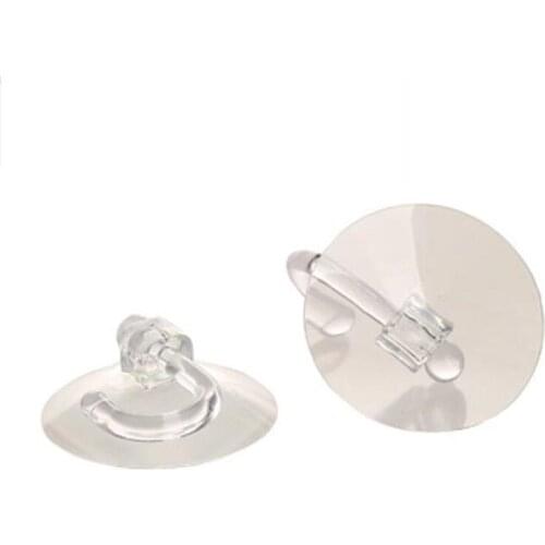 Wholesale 5 Pcs 45mm Transparent Removable Bathroom Kitchen Wall Strong Suction Cup Hook Vacuum Sucker