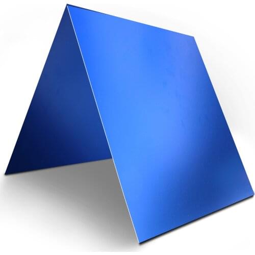 1.0mm 5052 Anodized Aluminium Plate Blue Red Black Gold Silver Color Custom Round Corner Hole Blank Engraved Marking Metal Sheet