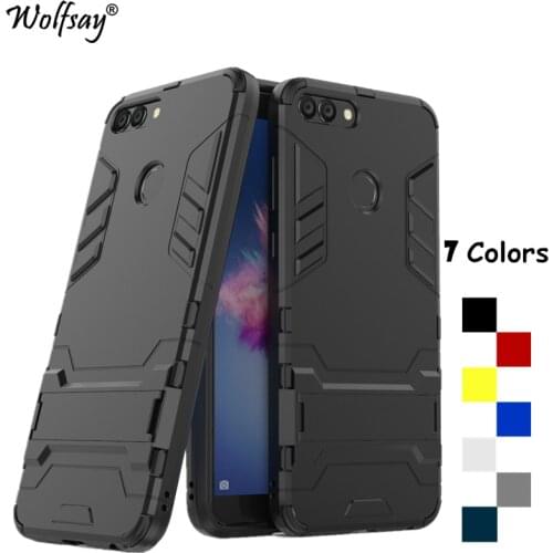 For Armor Case Huawei P Smart 2018 Case FIG-LX1 Shockproof Cool Robot Silicone Phone Cover For Huawei PSmart P Smart 2018 Case