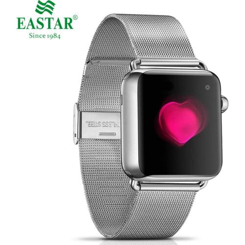 Eastar Milanese Loop Stainless Steel Watchband for Apple Watch Series 5/4/3/2/1 Double Buckle 42mm 38mm Strap For iwatch Band