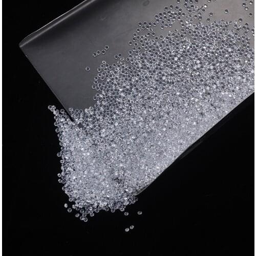 0.8mm to 5.0mm Brilliant Cut D Color VVS1 Round 3 Excellent Round Shape Small Size Synthetic Loose Moissanites Stone