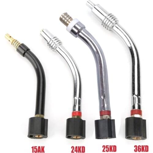 Welding Gun Tube Swan Neck Flexible Goose Neck Mig Welding Torch Consumables Brass for Binzel 15AK/24KD/25KD/36KD