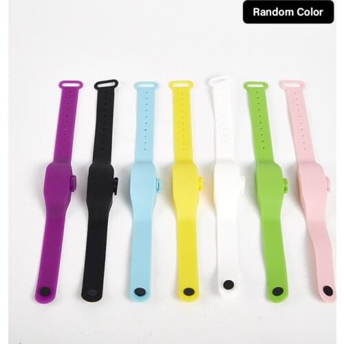 1PC Silicone Liquid Wristband Hand Dispenser Alcohol Dispensing Bracelet Wrist Strap