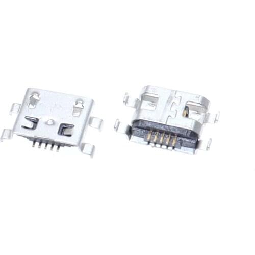 50pcs Micro USB 5pin B Type Female Connector For Mobile Phone Micro USB Jack Connector 5 pin Charging Socket