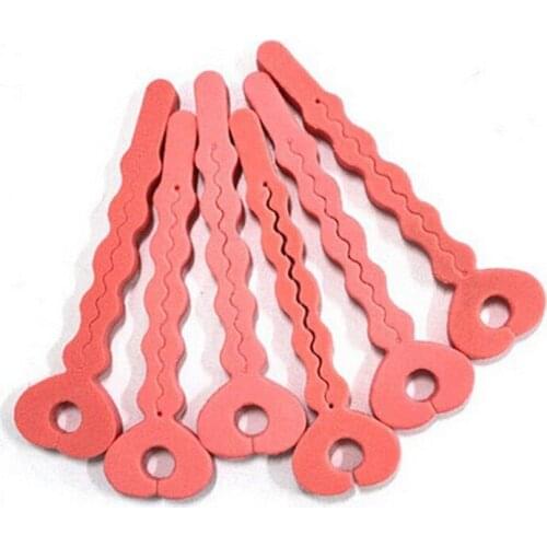 6pcs/lot Hair Styling Strip Sponge Strip Rollers for Hair Makeup Accessories Curling Wand