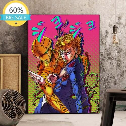 5D DIY Diamond Painting Anime JoJoS Bizarre Adventure Diamond Mosaic Cross Stitch Kits Diamond Embroidery Home Decor