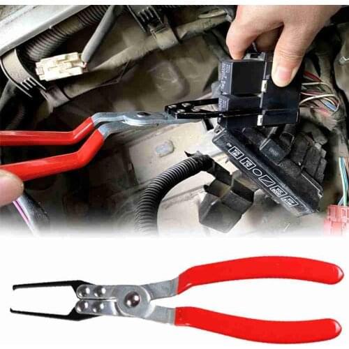 Automotive Relay Disassembly Clamp Relay Fuse Puller Remover Removal Pliers Clamp Car Removal Clamp Alloy Steel Repair Supplies